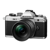 OM SYSTEM OM-3 Mirrorless Micro Four Thirds System Camera with M.Zuiko Digital 12-45mm F4 Lens Kit