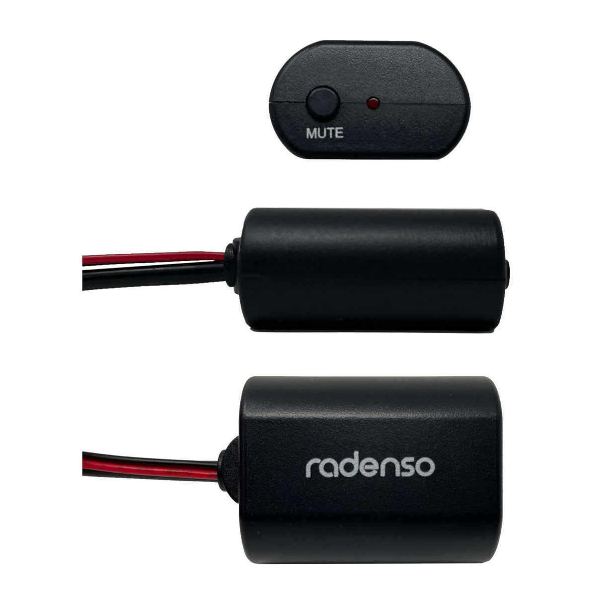 Radenso USB-C Direct Wire Kit with Mute Button and 11-Feet Cable for Radenso Theia and DS1 (Black)