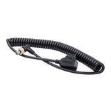 Atomos D-Tap to DC 16-Inch Locking Cable Connector Barrel Coiled for Monitor and Recorders (Black)