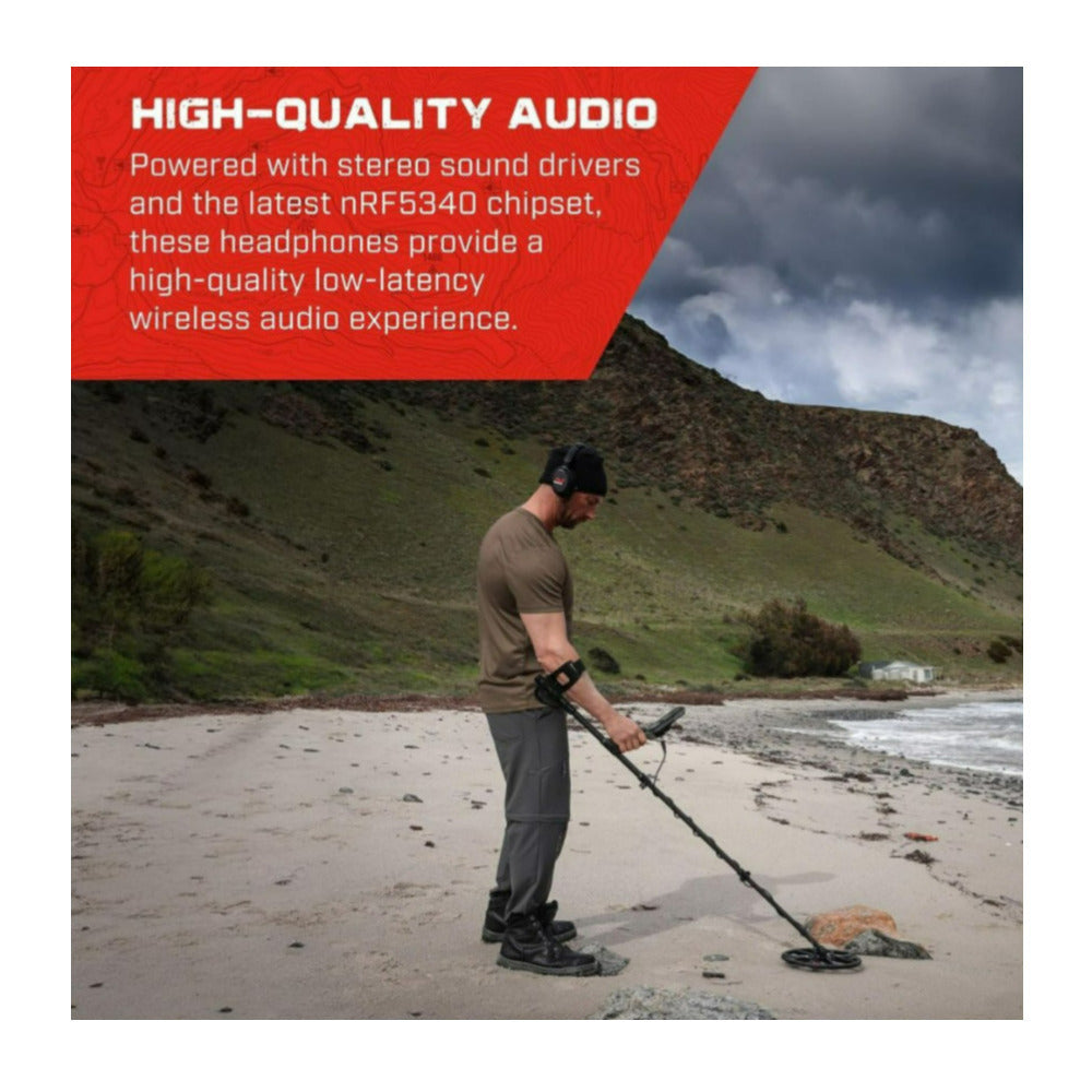 Minelab ML85 Wireless Low Latency Over-Ear Headphone for MANTICORE, EQX700, EQX900, and X-TERRA PRO