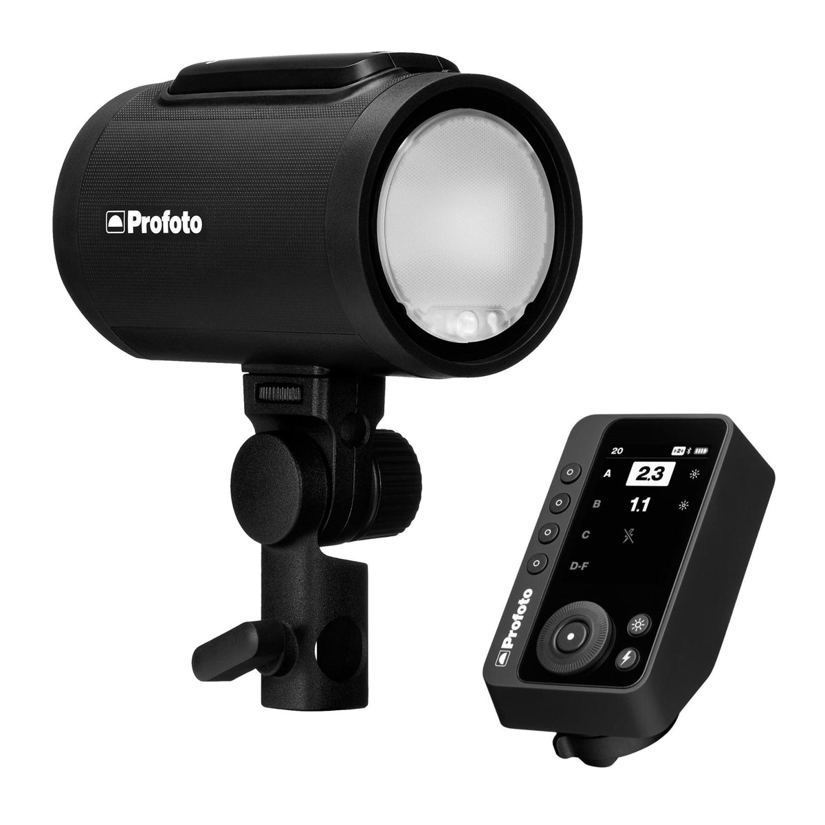 Profoto A2 Monolight and Profoto Connect Pro Remote with Hundred Channels (Non-TTL, Black) Bundle