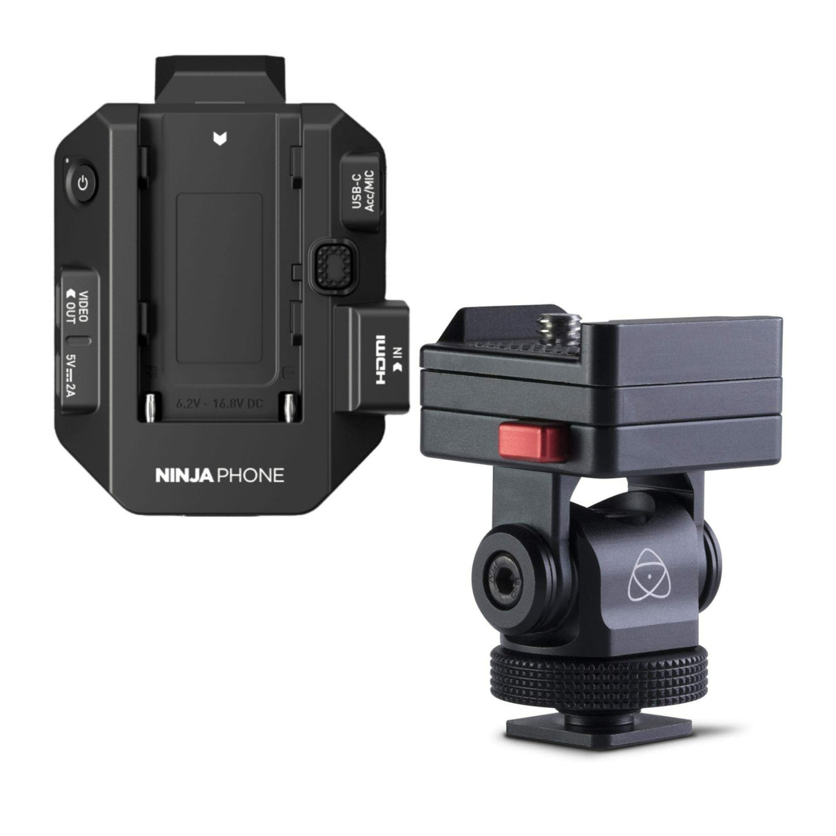 Atomos Ninja 10-Bit Video Co-Processor Phone for Video Professionals with AtomX Monitor Mount Bundle