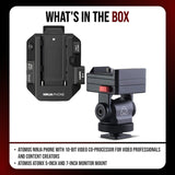 Atomos Ninja 10-Bit Video Co-Processor Phone for Video Professionals with AtomX Monitor Mount Bundle