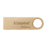 Kingston DataTraveler SE9 G3 USB 3.2 Gen 1 Flash Drive with All-Metal Gold Casing (512GB)
