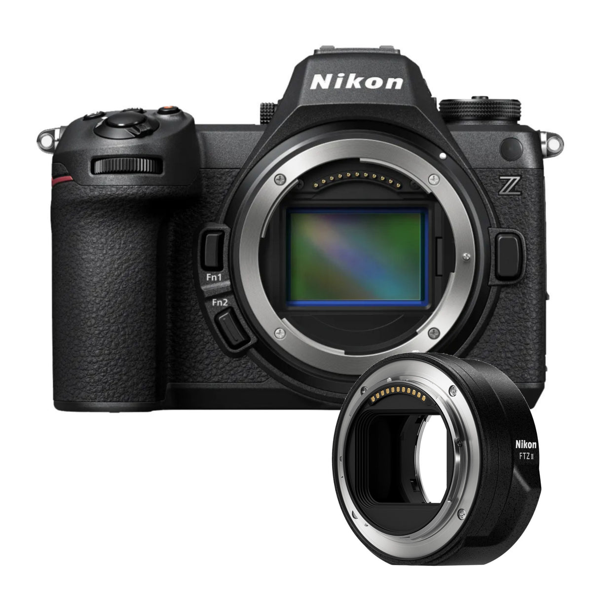 Nikon Z6III Mirrorless Camera Body and Nikon FTZ II Mount Adapter Bundle