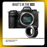 Nikon Z6III Mirrorless Camera Body and Nikon FTZ II Mount Adapter Bundle