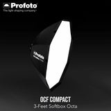 Profoto OCF Compact and Lightweight 3-Feet Softbox Octa with Profoto OCF Softgrid 3-Feet Octa Bundle