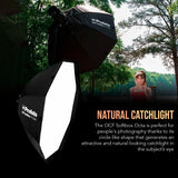 Profoto OCF Compact and Lightweight 3-Feet Softbox Octa with Profoto OCF Softgrid 3-Feet Octa Bundle