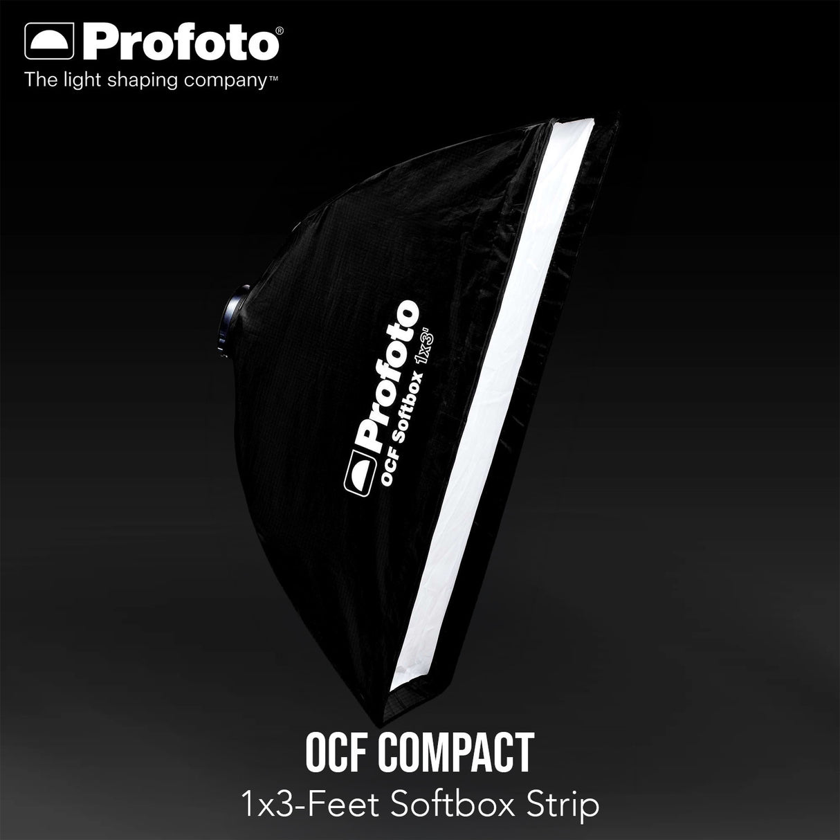 Profoto OCF 1x3-Feet Softbox Strip with Profoto OCF Softgrid 1x3-Feet Strip and OCF Speedring Bundle