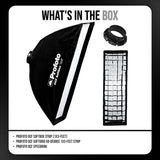 Profoto OCF 1x3-Feet Softbox Strip with Profoto OCF Softgrid 1x3-Feet Strip and OCF Speedring Bundle