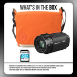Panasonic VX3 Camcorder with 4K Image Quality and 128GB SDXC 170MBPS Memory Card Bundle