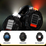 Garmin Instinct 3 50mm AMOLED GPS Smartwatch (Neo Tropic and Twilight Band) and Charger Stand Bundle