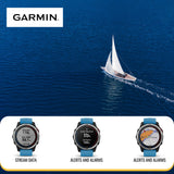 Garmin quatix 7 Standard Edition Marine GPS Smartwatch and Focus Camera Charger Stand Bundle