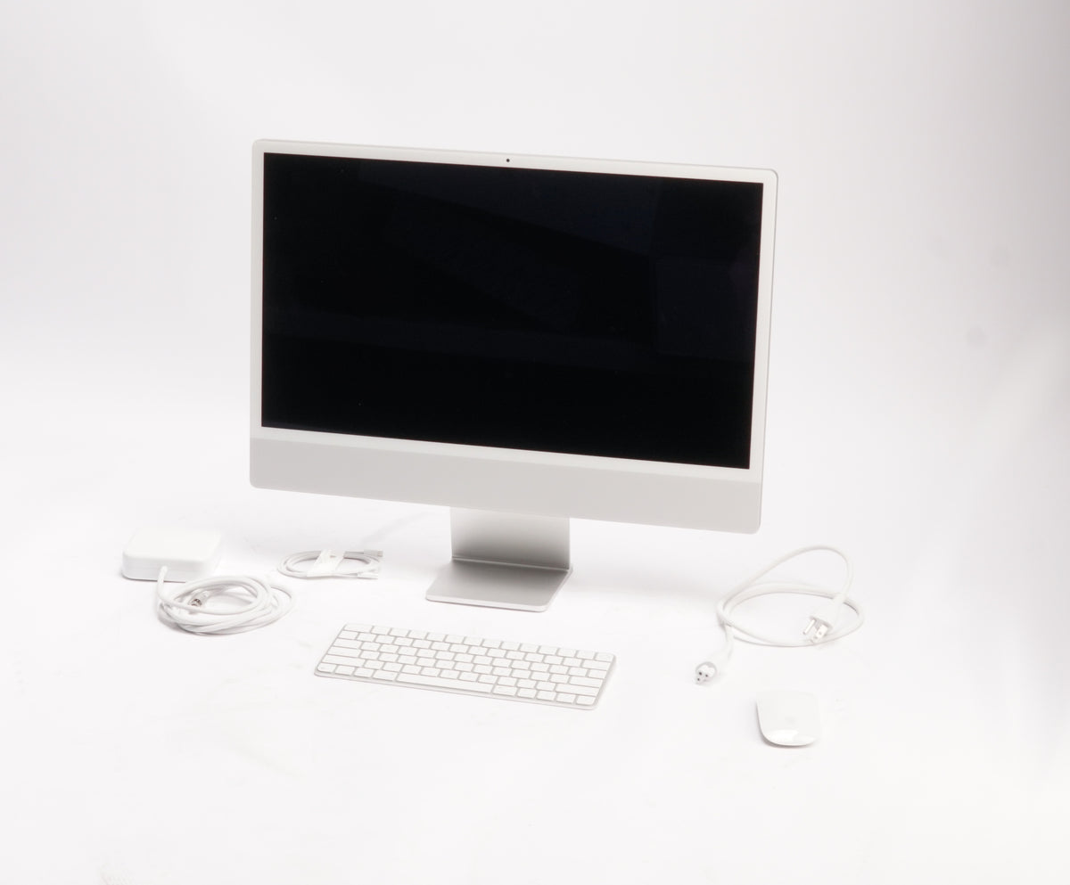 Apple 24" iMac with Apple M1 8-Core CPU 8GB RAM, 256GB SSD Sil