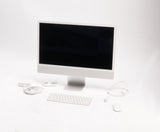 Apple 24" iMac with Apple M1 8-Core CPU 8GB RAM, 256GB SSD Sil