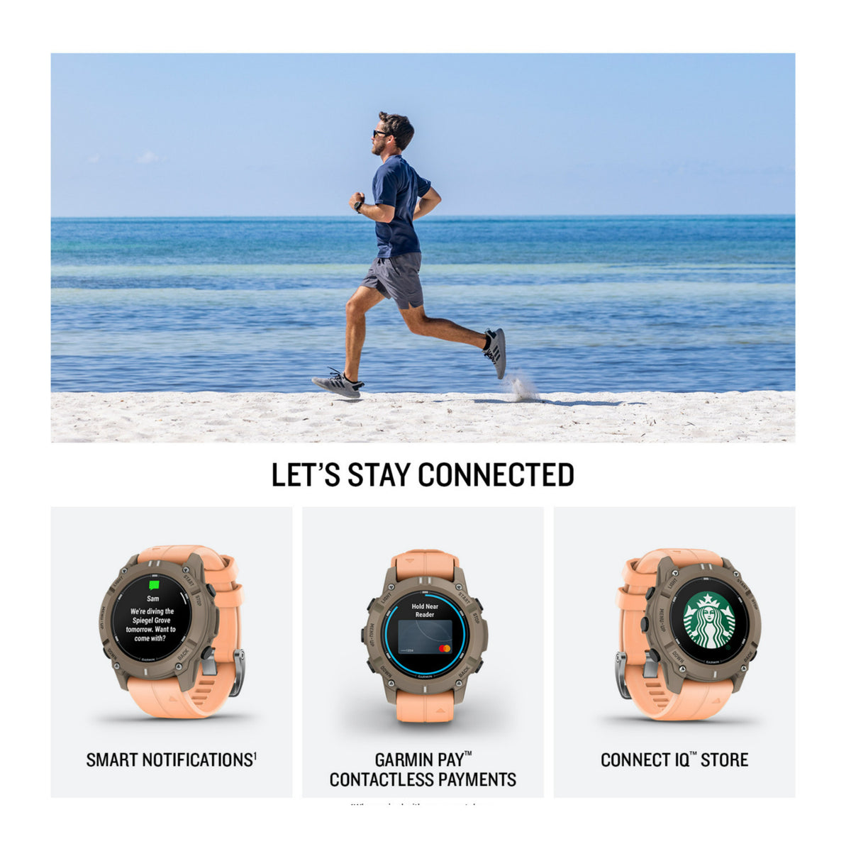Garmin Descent G2 Dive 45mm GPS Smart Watch (Paloma with Shell Pink Band)