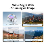 DJI Flip Mini Camera Drone with Kingston 128GB MicroSDXC Canvas Go Plus Memory Card Bundle