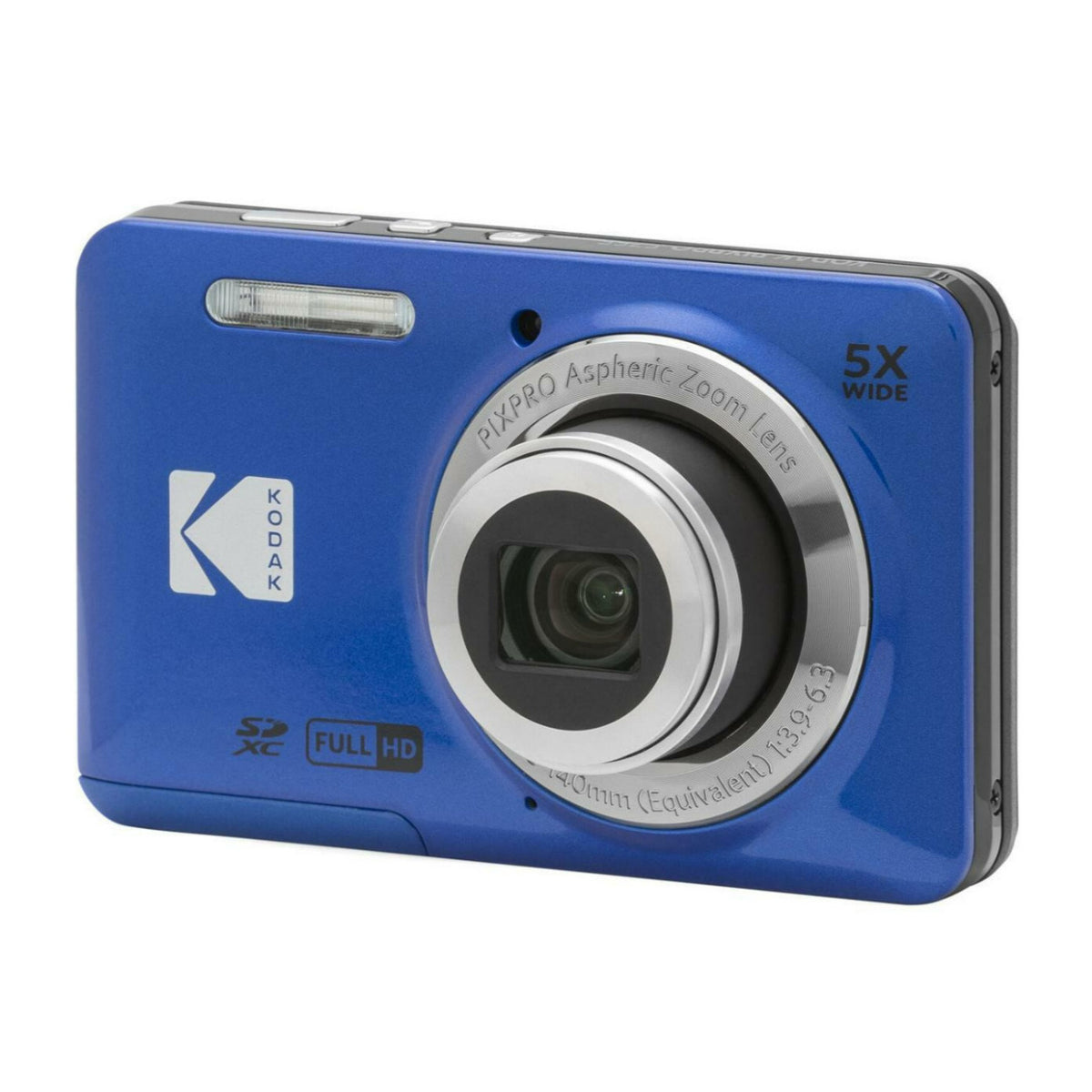 Kodak PIXPRO Friendly Zoom FZ55 Blue Digital Camera with Camera Case Bundle