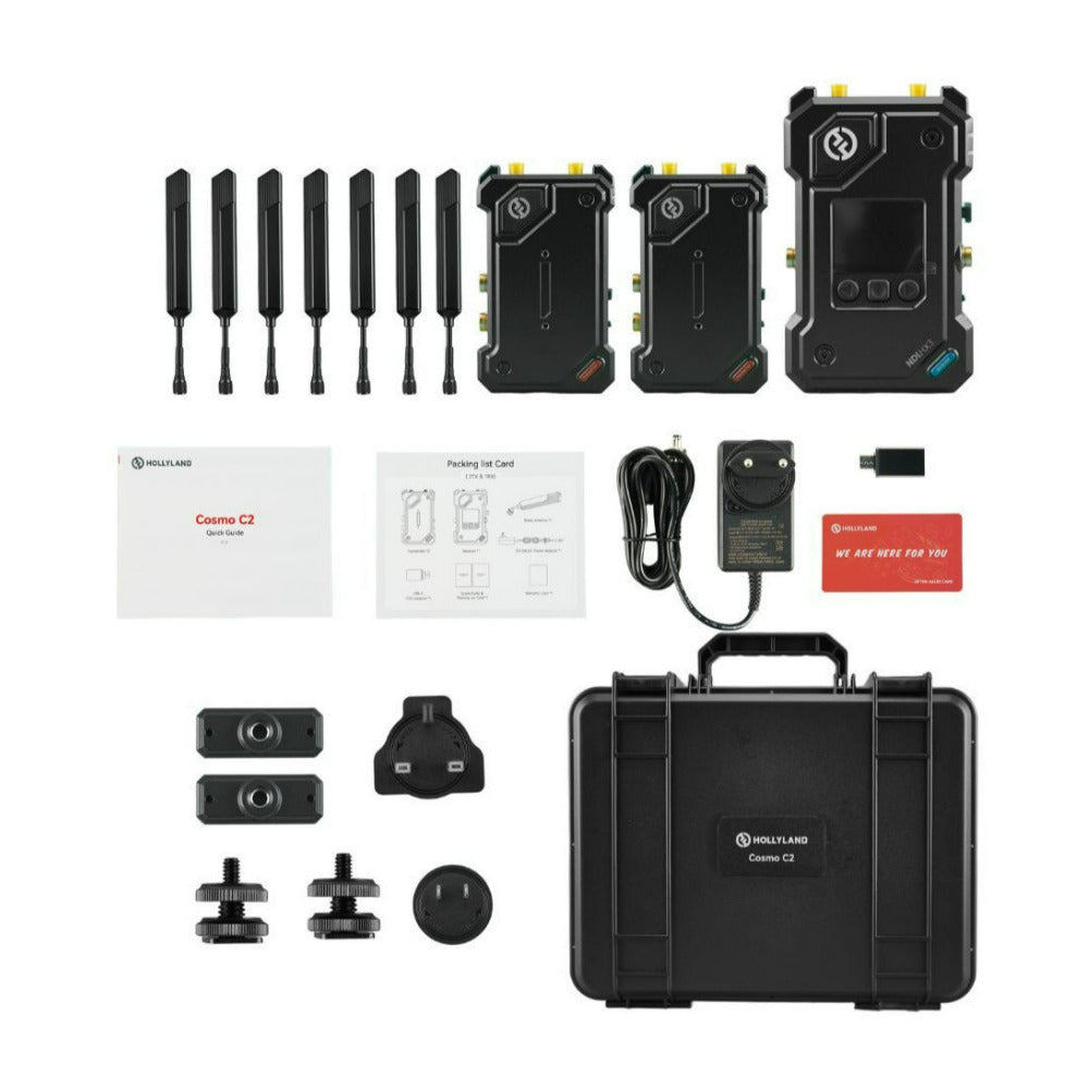 Hollyland Cosmo C2 Wireless Video Transmission System Kit (2 Transmitters, 1 Receiver)