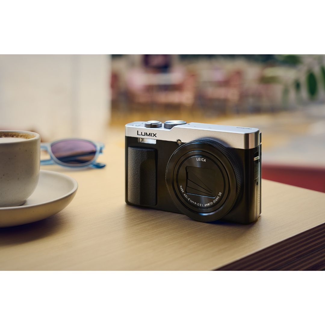 Panasonic LUMIX ZS99 30x Zoom Point and Shoot Compact Digital Camera (Silver) and Memory Card Bundle