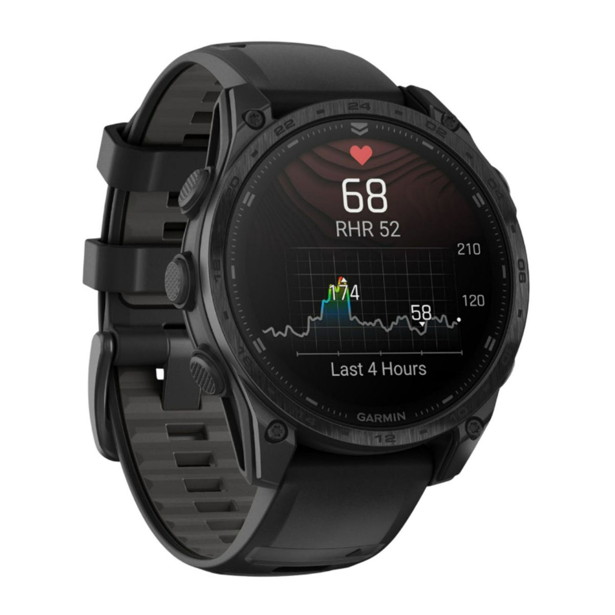 Garmin tactix 8 47mm AMOLED Sapphire Edition Smartwatch with Built-In Flashlight (Black)