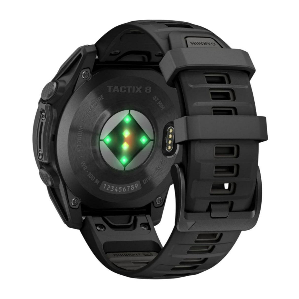 Garmin tactix 8 47mm AMOLED Sapphire Edition Smartwatch with Built-In Flashlight (Black)