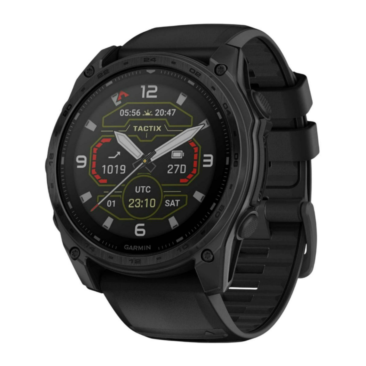 Garmin tactix 8 51mm Solar Edition Smartwatch with Built-In Flashlight (Black)