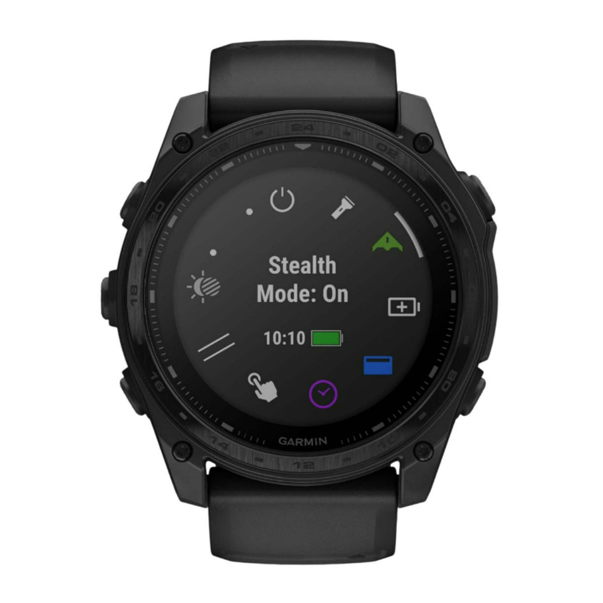 Garmin tactix 8 51mm Solar Edition Smartwatch with Built-In Flashlight (Black)