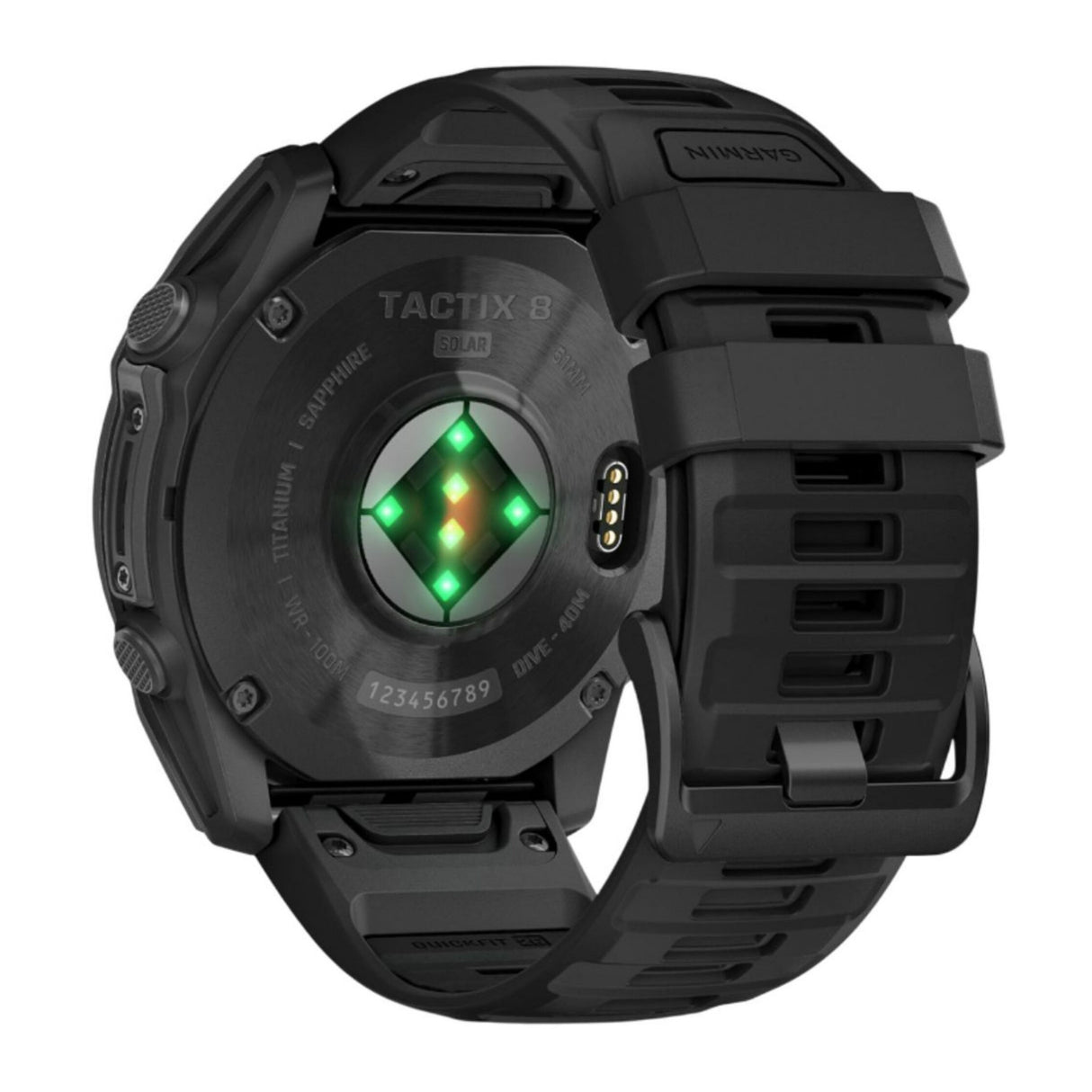 Garmin tactix 8 51mm Solar Edition Smartwatch with Built-In Flashlight (Black)