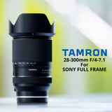 Tamron A074S 28-300mm F4-7.1 Di III VC VXD Zoom Lens (Black) and Z-Series NP-FZ100 Battery Bundle