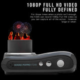 Kodak PIXPRO FZ45 Friendly Zoom Digital Camera (Black) and Folding Storage Travel Case Bundle