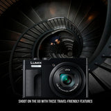 Panasonic LUMIX ZS99 30x Zoom Point Compact Digital Camera (Black) and Memory Card Bundle
