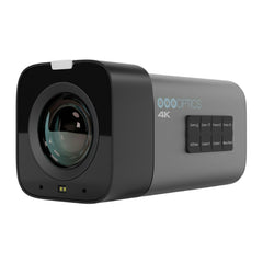 PTZOptics Studio 4K Camera with 12x Zoom, NDI HX2 Connectivity, and 16x Digital Zoom (Gray)
