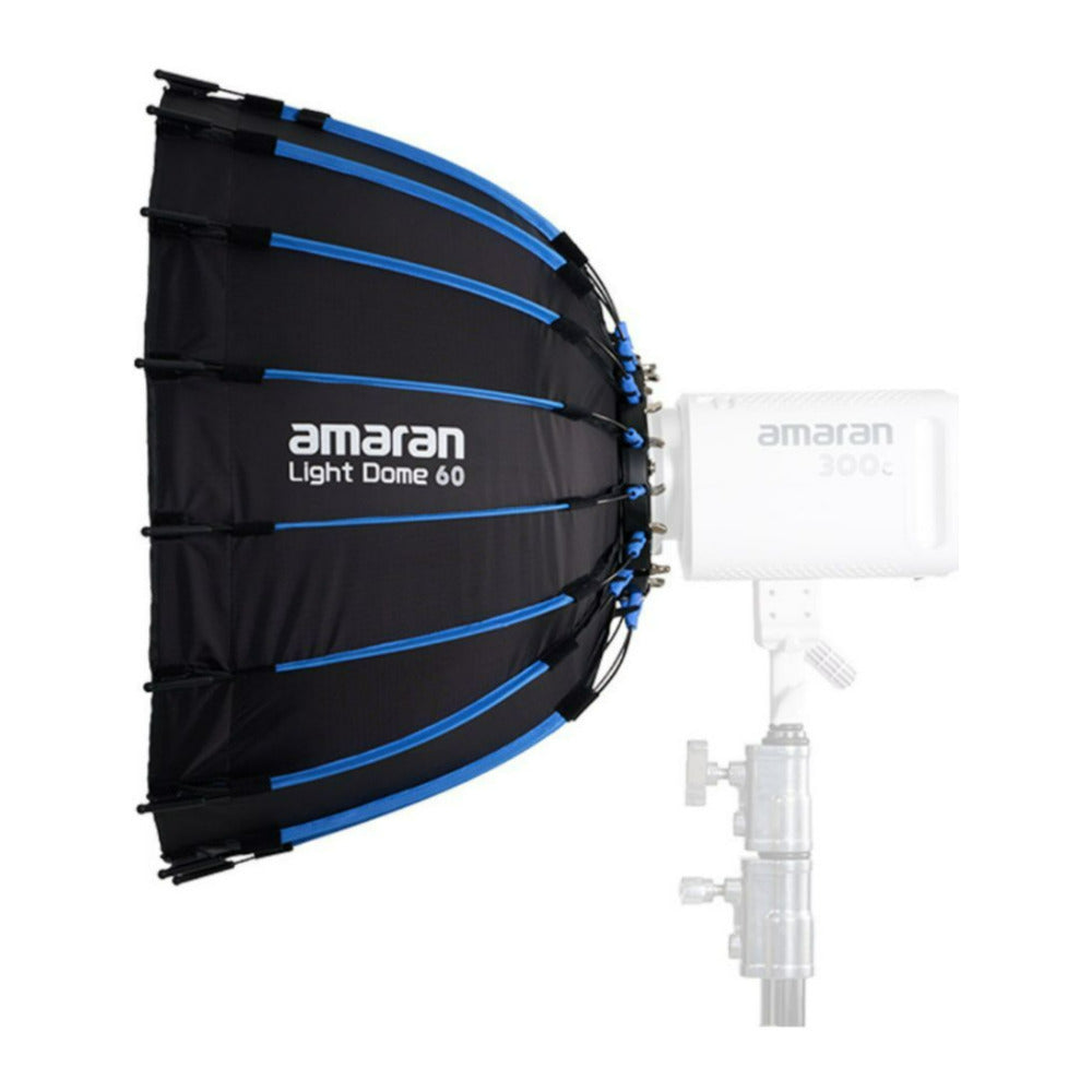 amaran Light Dome 60 2-Feet Circular Bowens Mount Softbox with Quick-Release Rod Design