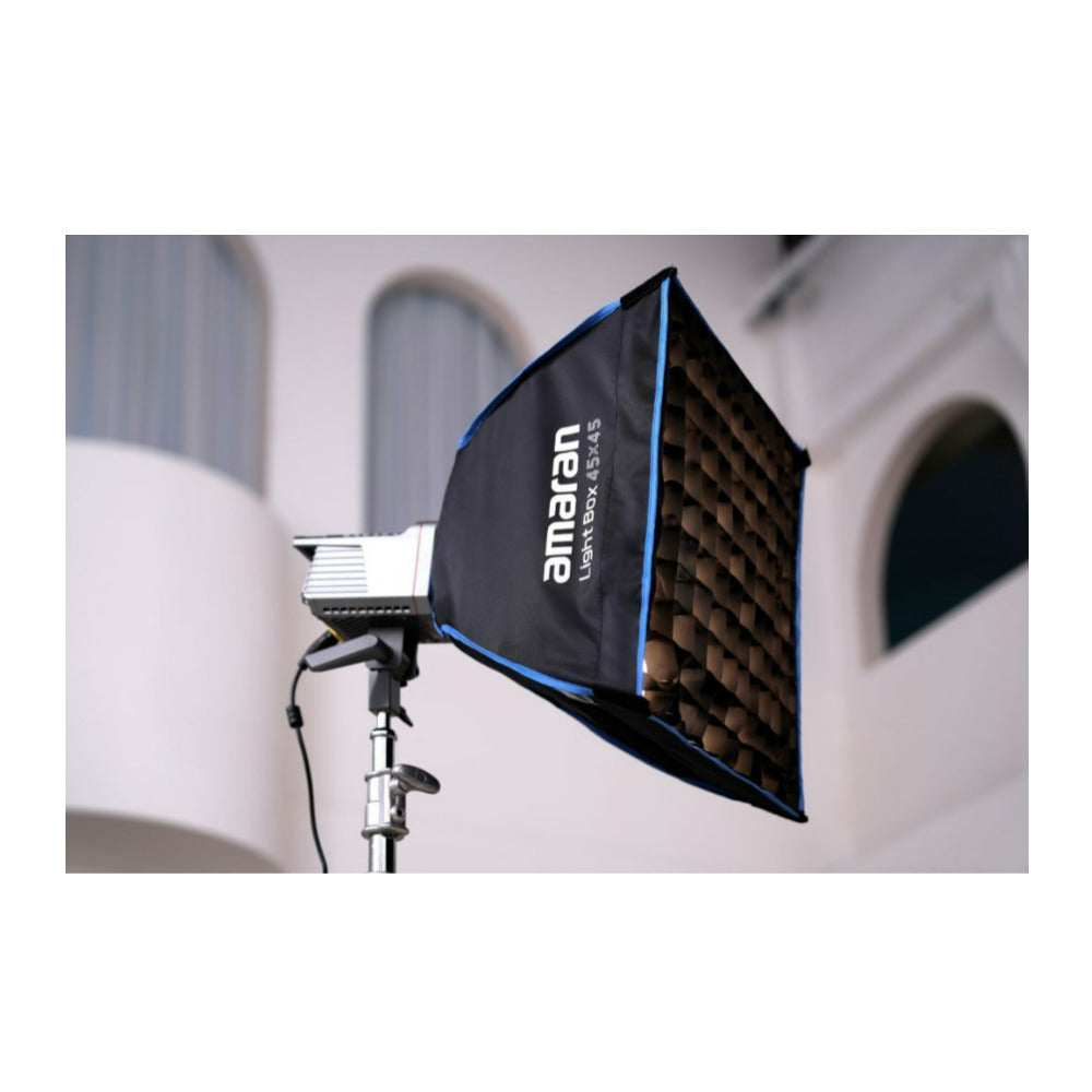 amaran Light Box 45 x 45 Compact Lightweight Square Bowens Mount Softbox with Collapsible Design
