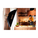 amaran Light Box 30x120 One-Snap Setup Narrow Rectangular Bowens Mount Softbox with Diffusion