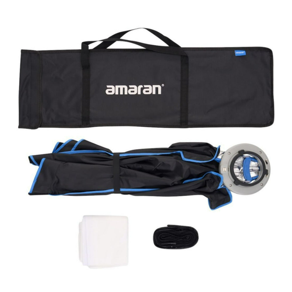 amaran Light Box 60x90 One-Snap Setup Slim Rectangular Bowens Mount Softbox with Light Control Grid