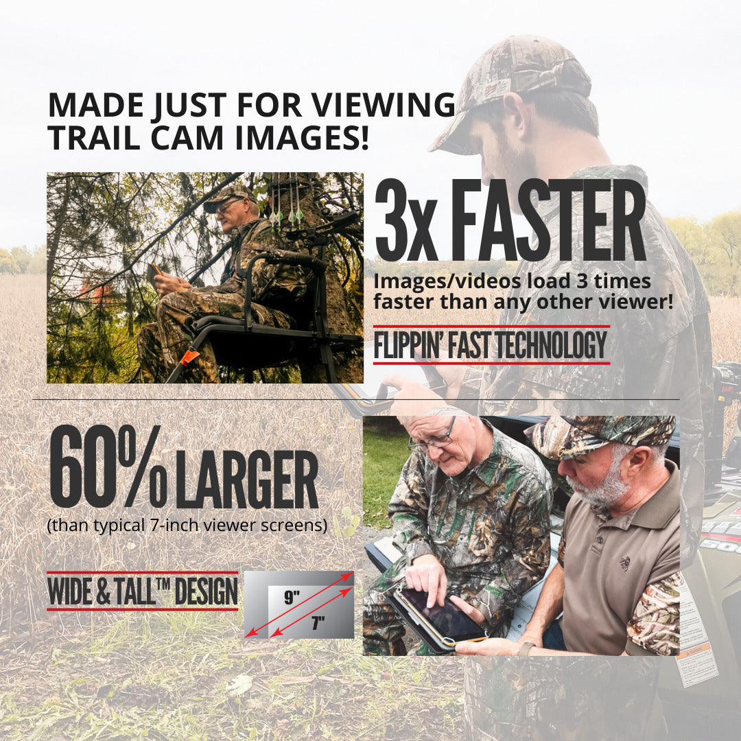 LOWDOWN 2 High-Speed Trail Camera Image and Video Viewer with Shoulder Bag and Memory Card Bundle