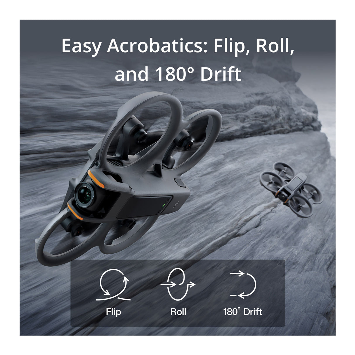DJI Avata 2 Camera 4K Immersive Flight Experience FPV Drone Only with Care 2-Year Plan Card Bundle