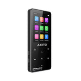 Akito S12 Compact Kosher MP3 Player with 16GB Memory, Bluetooth Connectivity and Voice Recorder