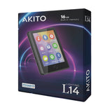 Akito L14 Kosher MP3 Player with 16GB Memory and 2.8-inch Touch Screen (No Video, Internet or Radio)