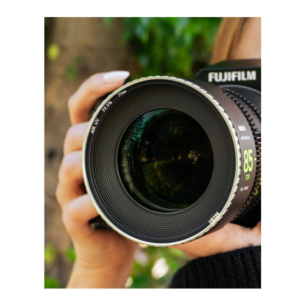NiSi Air UV 77mm Filter for 100MP Cameras with 48-Layer Nano-Coating, and Durable Brass Frame