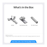 DJI RS 4 Mini Gimbal Stabilizer for Cameras with Auto Axis Lock and 4.4lbs Payload