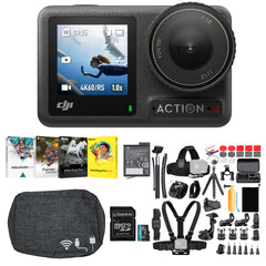DJI Osmo Action 4 Camera Standard Combo Bundle (50-in-1 accessory kit)