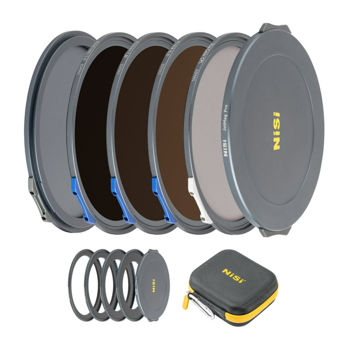 NiSi JetMag Pro 82MAG Lightweight Magnetic Filter Kit with Patented Locking Mechanism (Black Mist)