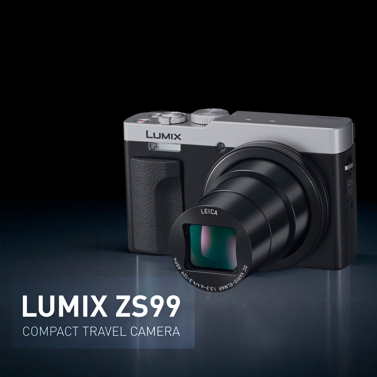 Panasonic LUMIX ZS99 30x Zoom Point and Shoot Compact Digital Camera (Silver) and Memory Card Bundle