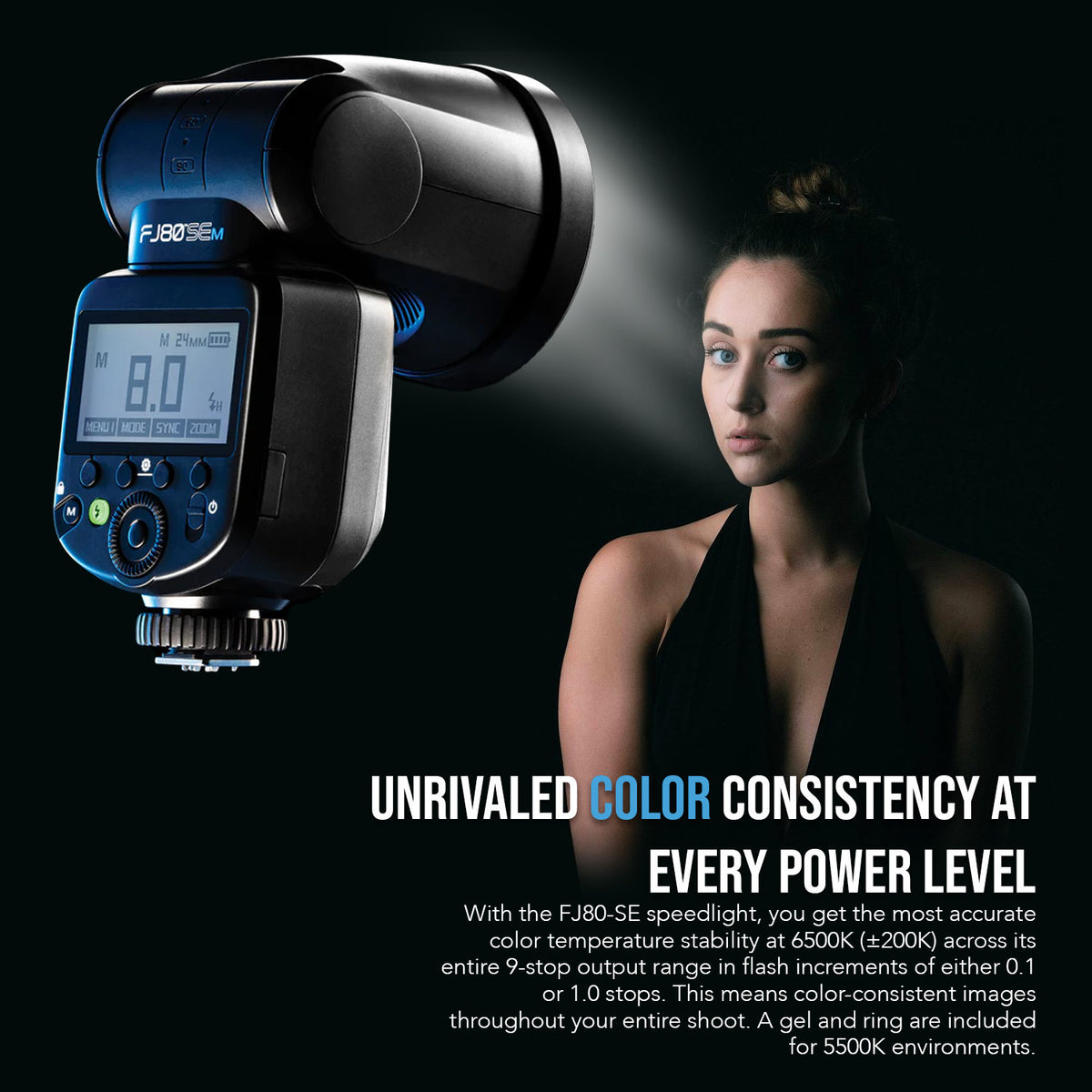 Westcott FJ80-SE S 80Ws Speedlight with Integrated 2.4 GHz Transceiver for Sony Cameras