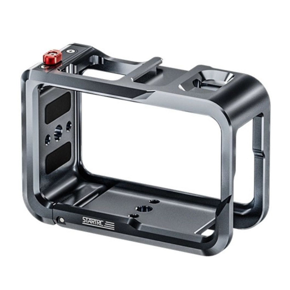 STARTRC Metal Camera Cage for DJI Osmo Action 5 Pro Camera with Full Protection (Metallic Silver)