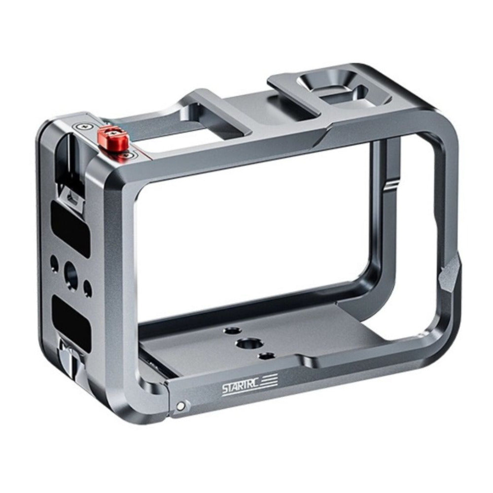 STARTRC Metal Camera Cage for DJI Osmo Action 5 Pro Camera with Full Protection (Metallic Silver)