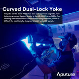 Aputure Nova P600C 2x1 RGBWW LED Panel with Nova P600c Barn Door and Nova P600c Softbox Bundle